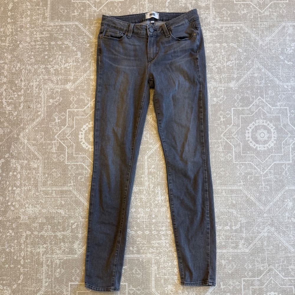 PAIGE Verdugo Ultra Skinny Jeans Women's Size 28 Gray Denim Pants